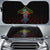 Hawaii We Are Mauna Kea Pele Car Sun Shade Auto Sun Shade Universal Fit Red - Polynesian Pride