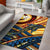 Hawaii Area Rug - Dolphin Surfing Yellow - Polynesian Pride