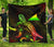 Tokelau Polynesian Premium Quilt - Turtle With Blooming Hibiscus Reggae - Polynesian Pride