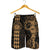 Hawaii Coat Of Arms Men's Shorts Gold - Polynesian Pride