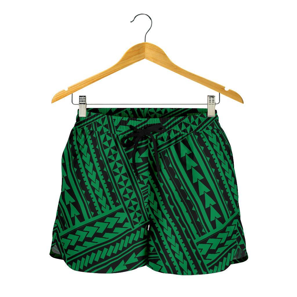 Polynesian Nation Green Women's Short - Polynesian Pride
