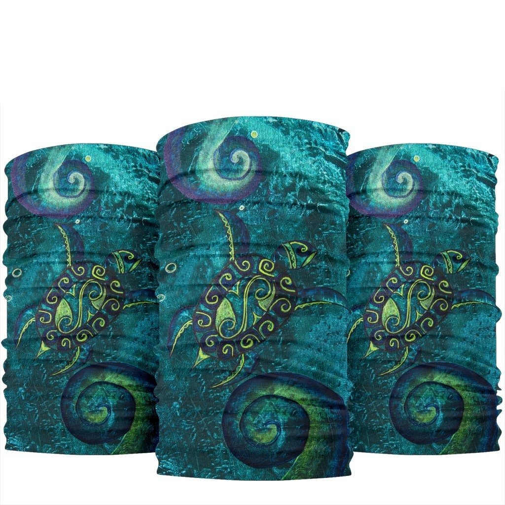 Turtle Maori Bandana 3 - Pack Koru One Size Art - Polynesian Pride