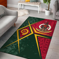 Vanuatu Area Rug - Vanuatu Legend Red - Polynesian Pride