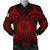 American Samoa Polynesian Men's Bomber Jacket - Red Seal Red - Polynesian Pride