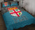 Fiji Quilt Bed Set - Fiji Flag Polynesian Blue Version - Polynesian Pride