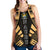 Nauru Women Racerback Tank - Polynesian Tattoo Gold Gold - Polynesian Pride