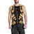 Society Islands Men Tank Top - Polynesian Tattoo Gold Gold - Polynesian Pride