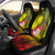 CNMI Custom Personalised Car Seat Covers - Humpback Whale with Tropical Flowers (Yellow) - Polynesian Pride