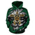 Hibiscus Polynesian Green Hawaii Turtle Hoodie - Polynesian Pride