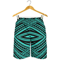Polynesian Tatau Turquoise Men's Short - Polynesian Pride