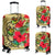 Hawaiian Marble Turtles Hibiscus Luggage Covers Beige - Polynesian Pride