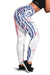 Hawaiian Kanaka Women's Leggings Flag Nation Demodern White AH White - Polynesian Pride