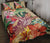 Hawaii Tropical Hibiscus Plumeria Turtle Beige Quilt Bed Set - Polynesian Pride