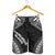 Marquesas Islands Men's Shorts - Polynesian Chief Black Version - Polynesian Pride