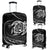 Hawaii Turtle Luggage Covers - White - Frida Style Black - Polynesian Pride