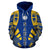 Nauru All Over Zip up Hoodie Polynesian Tattoo Style - Polynesian Pride