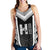 Hawaiian Kanaka Polynesian Women's Racerback Tank Active White - Polynesian Pride