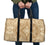 Polynesian Plumeria Mix Gold Hawaii Travel Bag Travel Bag One size Gold - Polynesian Pride
