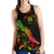 Niue Polynesian Women Tank Top - Turtle With Blooming Hibiscus Reggae - Polynesian Pride