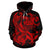 Polynesian Hawaii ll Over Hoodie Kanaka Maoli Red Turtle - Polynesian Pride