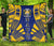 Nauru Premium Quilt - Nauru Coat Of Arms Polynesian Yellow Tattoo - Polynesian Pride