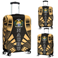 Nauru Luggage Cover - Polynesian Tattoo Gold Gold - Polynesian Pride
