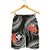 Polynesian Hawaii Men Shorts - Black Plumeria - Polynesian Pride