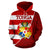 Tonga Hoodie Tonga Coat of Arms Polynesian Tattoo Half - Polynesian Pride