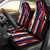 Hawaii Car Seat Covers - Hawaii Grunge Flag - A0 Universal Fit Black - Polynesian Pride