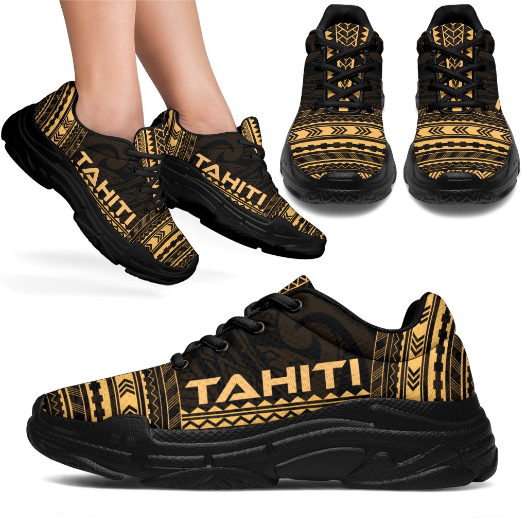 Tahiti Chunky Sneakers - Polynesian Chief Gold Version - Polynesian Pride
