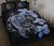 Hibiscus Plumeria Mix Polynesian Blue Turtle Quilt Bed Set Blue - Polynesian Pride