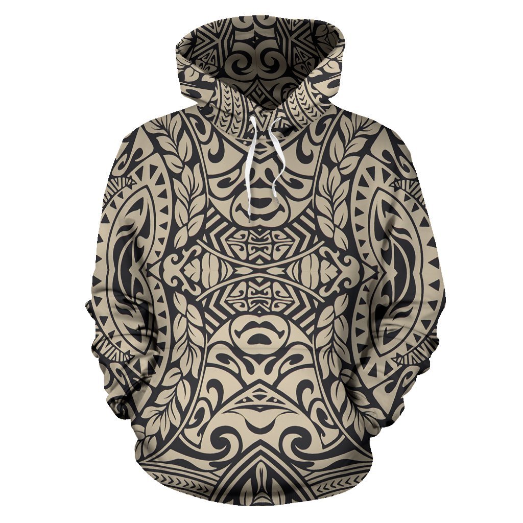 Hawaii Hoodie Polynesian Culture Old Pullover Unisex Art - Polynesian Pride