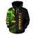 Tuvalu Polynesian Hoodie Line Reggae - Polynesian Pride