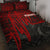 Pohnpei Quilt Bed Set - Pohnpei Seal In Heartbeat Patterns Style (Red) Red - Polynesian Pride