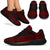 Marquesas Islands Sporty Sneakers - Polynesian Chief Red Version Black - Polynesian Pride