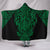 Hawaii Turtle Polynesian Hooded Blanket - Green - Armor Style Hooded Blanket Green - Polynesian Pride