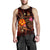 New Caledonia Polynesian Personalised Men's Tank Top - Legend of New Caledonia (Red) - Polynesian Pride