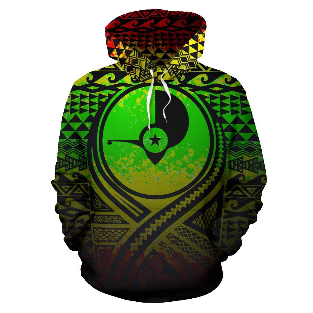 Yap All Over Hoodie Lift up Reggae - Polynesian Pride