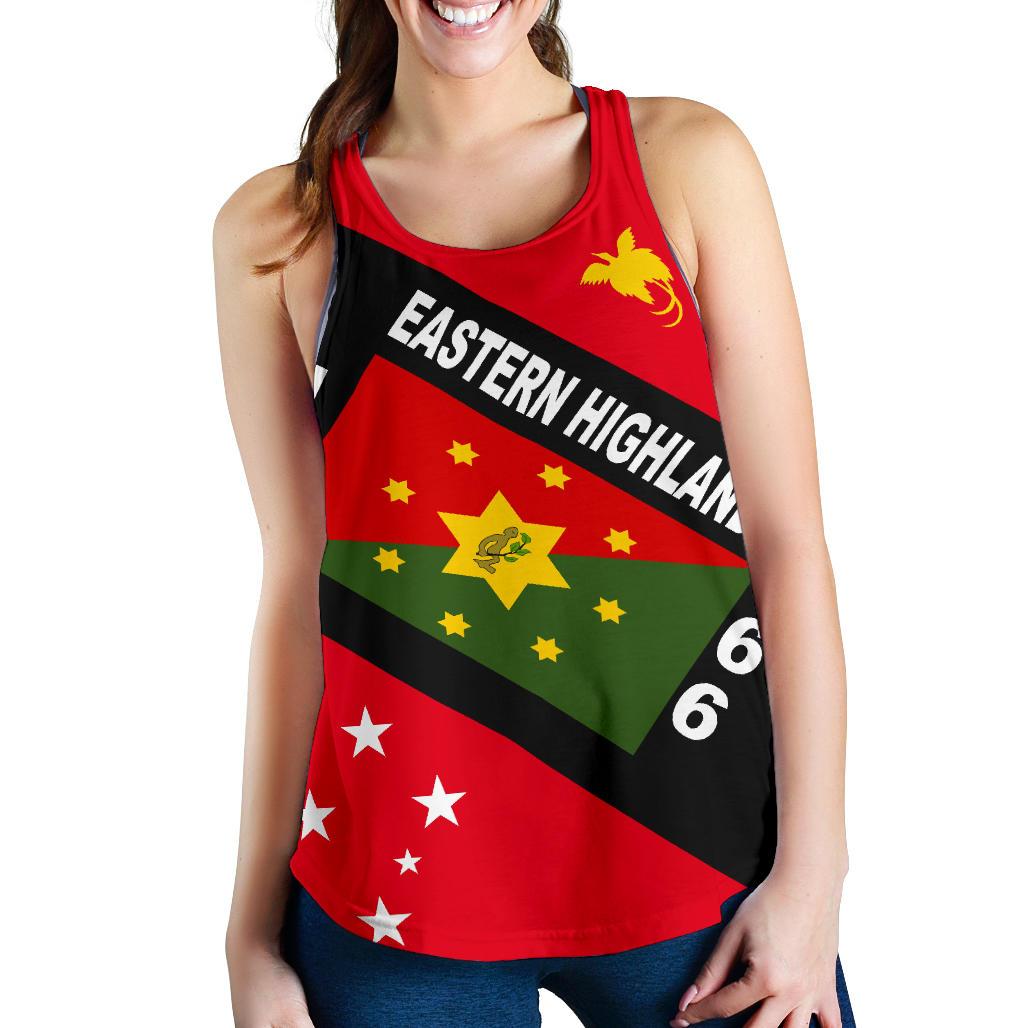 Papua New Guinea Women's Racerback Tank - Eastern Highlands Province - Polynesian Pride