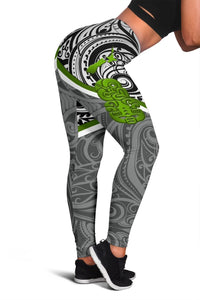 Combo Racerback Tank and Legging New Zealand Maori Rugby Pride Version - Gray - Polynesian Pride