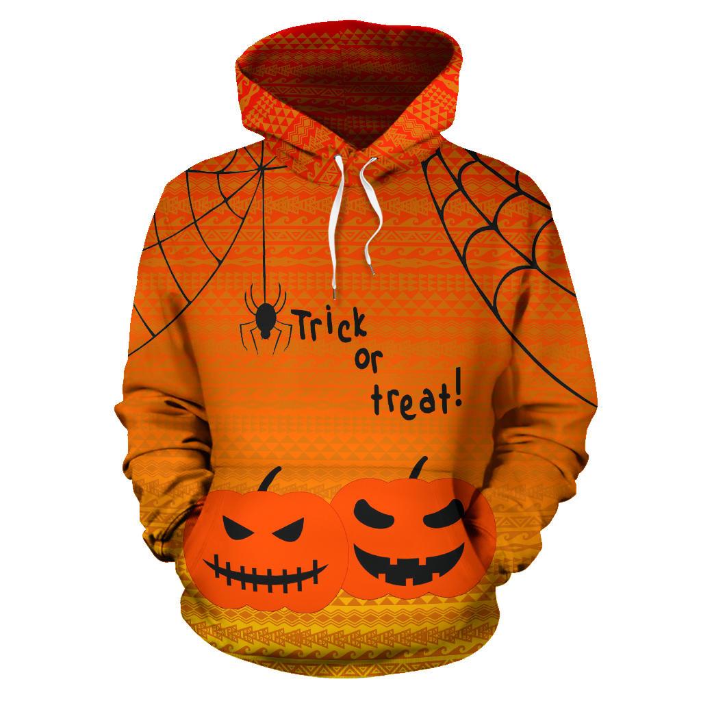 Halloween All Over Hoodie Trick Or Treat - Polynesian Pride