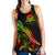 Tuvalu Polynesian Women Tank Top - Turtle With Blooming Hibiscus Reggae - Polynesian Pride