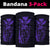 Hawaii King Kanaka Kakau Bandana 3 - Pack - Purple - Polynesian Pride