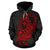 Polynesian Suffer Kanaka Warrior Hawaii Hoodie Red - Polynesian Pride