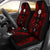 Niue Car Seat Covers - Niue Seal Polynesian Tattoo Red Universal Fit Red - Polynesian Pride