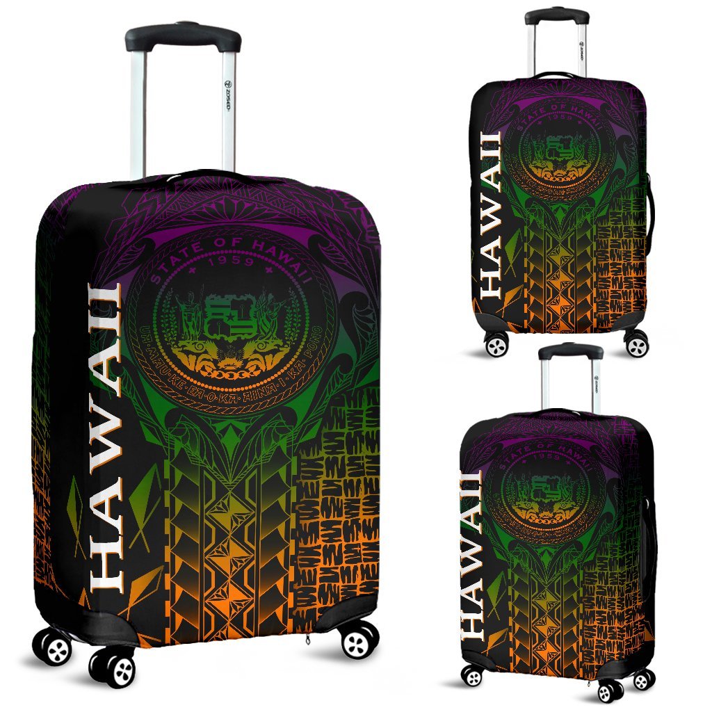 Hawaii Luggage Covers - Hawaii Seal Rocket Style - Polynesian Pride