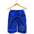 Samoa Men Shorts - Samoa Coat Of Arm, Maui Tattoo Blue - Polynesian Pride