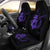 Hawaii Fish Hook Hibiscus Poly Purple Car Seat Covers - Polynesian Pride