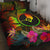 YAP Polynesian Quilt Bed Set - Hibiscus and Banana Leaves Art - Polynesian Pride