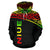 Niue Polynesian Hoodie Curve Reggae - Polynesian Pride